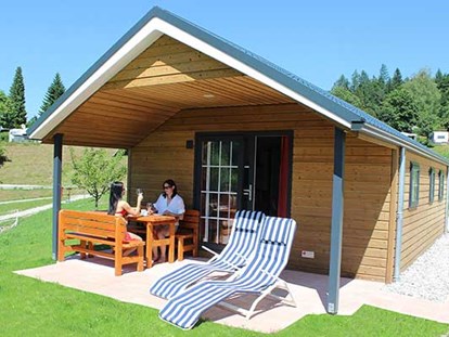 Luxuscamping - Oberbayern - Campingplatz Allweglehen Chalet auf Campingplatz Allweglehen