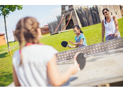 Luxury camping - Kochmöglichkeit - Germany - Tischtennis - Camping & Ferienpark Orsingen Bungalows auf Camping & Ferienpark Orsingen