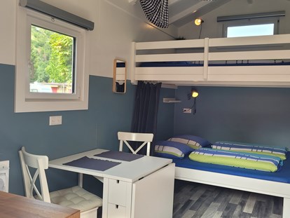 Luxuscamping - Unterkunft alleinstehend - Wallis - Stockbett (140 x 200 cm) - Camping Santa Monica Woody