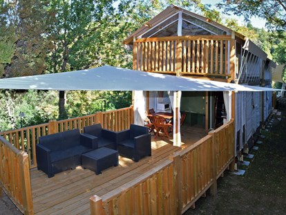 Luxury camping - La Spezia - Lodge-Zelt auf Camping Mare Monti - Camping Mare Monti M&M Double Lodge