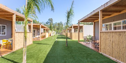 Luxuscamping - Klimaanlage - Costa Rei - LODGES: DREAM UND DREAM JACUZZI - 4 MORI FAMILY VILLAGE - 4 Mori Family Village Lodge