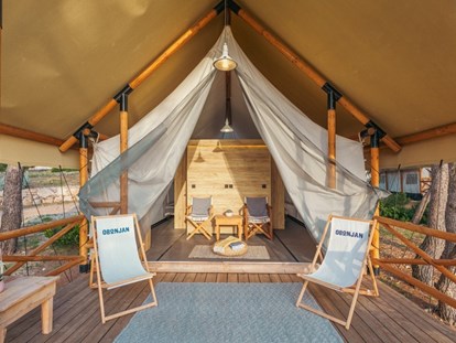 Luxury camping - Terrasse - Dalmatia - Obonjan Island Resort Glamping Lodges
