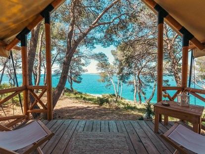 Luxuscamping - Dusche - Kroatien - Obonjan Island Resort Glamping Lodges
