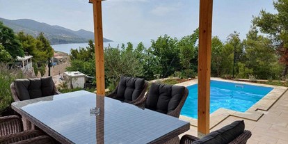 Luxuscamping - Terrasse - Dubrovnik - Superior Mobile Home mit Pool-M12 - Lavanda Camping**** Superior Mobile Home mit Pool