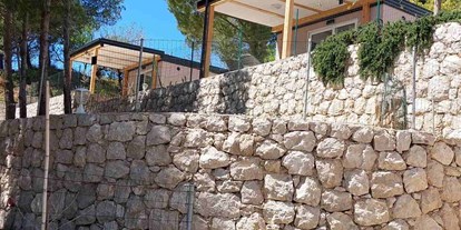 Luxuscamping - Terrasse - Dubrovnik - Outside view - Lavanda Camping**** Premium Tris Mobile Home