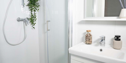 Luxuscamping - Terrasse - Dubrovnik - Bathroom - Lavanda Camping**** Premium Tris Mobile Home