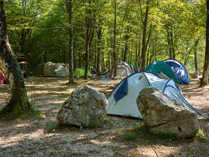 Luxury camping - gut erreichbar mit: Motorrad - Kamp Koren Kobarid