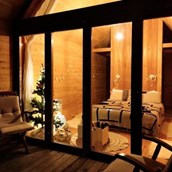 Luxuscamping: Kamp Koren Kobarid: Holzhütte „Glamping Lilija“