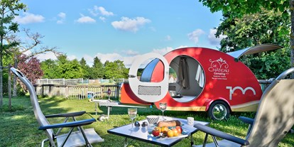 Luxury camping - Preisniveau: günstig - Rhone-Alpes - Camping Le Château LODGE TRIGANO KENYA VINTAGE Camping Le Château