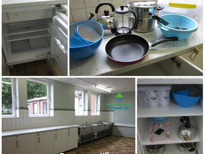 Luxuscamping - Kühlschrank - Nordrhein-Westfalen - Kühl- und Geschirrschrank kann gemietet werden. - Chalets/ Mobilheime Trekkinghütte Cottage