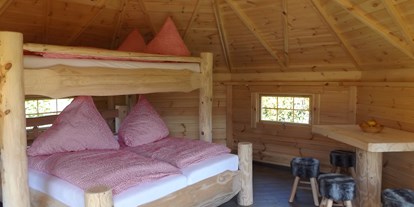 Luxuscamping - Terrasse - Deutschland - gemütlich, urig und kuschelig - Chalets/ Mobilheime Trekkinghütte Cottage
