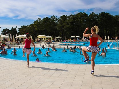Luxuscamping - Parkplatz bei Unterkunft - Zadar - Šibenik - Animationsprogramm - Zaton Holiday Resort Mobilheime auf Zaton Holiday Resort