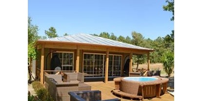 Luxuscamping - Klimaanlage - Landes - Yelloh! Village Camping Resort & Spa Sylvamar Chalet ARCHIPEL auf Yelloh! Village Camping Resort & Spa Sylvamar
