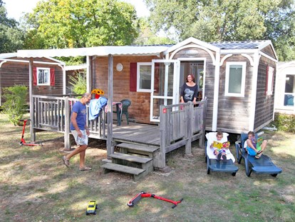 Luxuscamping - Art der Unterkunft: Mobilheim - Dax - Cottage MARINA - Yelloh! Village Camping Resort & Spa Sylvamar Cottage MARINA auf Yelloh! Village Camping Resort & Spa Sylvamar