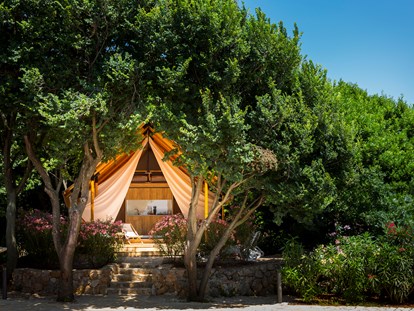 Luxuscamping - Kochmöglichkeit - Zadar - Šibenik - Zelt für Luxuscamping (Glamping) - Krk Premium Camping Resort - Valamar Krk Premium Camping Resort - Safari-Zelte
