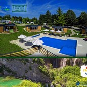 Luxuscamping: Plitvice Holiday Resort: Bungalows auf Plitvice Holiday Resort