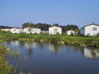 Luxuscamping - getrennte Schlafbereiche - Lüneburger Heide - Chalet am Biotop - Südsee-Camp Chalet Typ 1 am Südsee-Camp