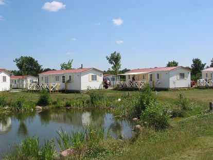 Luxuscamping - getrennte Schlafbereiche - Lüneburger Heide - Chalet Typ 2 im Südsee-Camp - Südsee-Camp Chalet Villa Typ 2 am Südsee-Camp