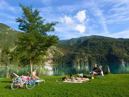 Luxuscamping - Geschirrspüler - Italien - Camping al Lago Arsie Sampei Zelt am Camping al Lago Arsie