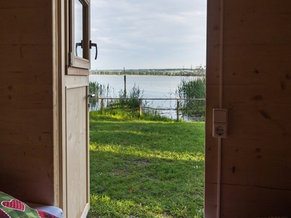 Luxury camping - Region Schwaben - Campingplatz Hegne Schlaf-Fässer auf Campingplatz Hegne