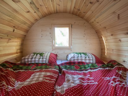 Luxury camping - Art der Unterkunft: Tipi - Region Bodensee - Campingplatz Hegne Schlaf-Fässer auf Campingplatz Hegne