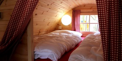 Luxuscamping - Art der Unterkunft: Schlaffass - Deutschland - 2x2m Schlafbereich - Camping Pommernland Campingfässer auf Camping Pommernland