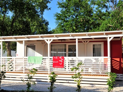 Luxury camping - TV - Istria - Camping Bijela Uvala - Gebetsroither Luxusmobilheim von Gebetsroither am Camping Bijela Uvala