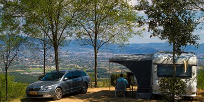 Luxury camping - Dusche - Florenz - Glamping auf Campeggio Barco Reale - Campeggio Barco Reale - Suncamp SunLodge Maple von Suncamp auf Campeggio Barco Reale