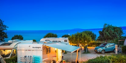 Luxuscamping - Terrasse - Kvarner - Glamping auf Camping Resort Krk - Krk Premium Camping Resort - Suncamp SunLodge Aspen von Suncamp auf Camping Resort Krk