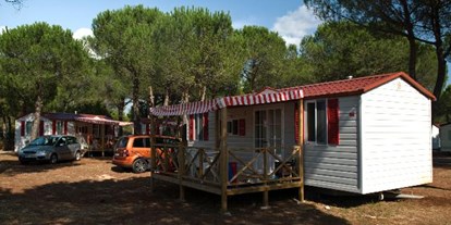 Luxuscamping - Terrasse - Pula - Glamping auf Camping Bi Village - Camping Bi Village - Suncamp SunLodge Aspen von Suncamp auf Camping Bi Village
