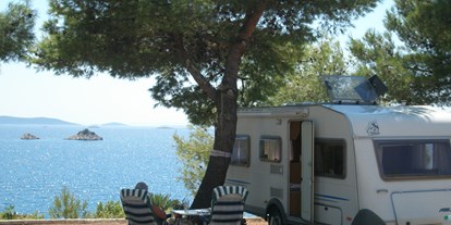 Luxury camping - Kochmöglichkeit - Split - Nord - Glamping auf Camping Belvedere - Camping Belvedere - Suncamp Mobilheime von Suncamp auf Camping Belvedere