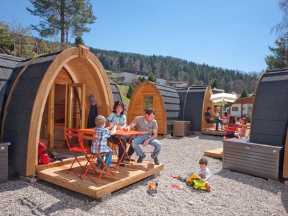 Luxury camping - Terrasse - St. Gallen - Iglu-Dorf - Camping Atzmännig PODhouse - Holziglu gross auf Camping Atzmännig