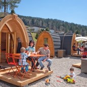 Glamping accommodation - Iglu-Dorf - PODhouse - Holziglu klein auf Camping Atzmännig
