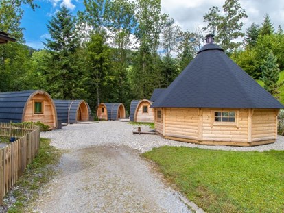Luxuscamping - Terrasse - St. Gallen - Iglu-Dorf - Camping Atzmännig PODhouse - Holziglu klein auf Camping Atzmännig