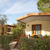 Glamping accommodation - Mobilheim Mini Villini comfort auf Camping Le Esperidi