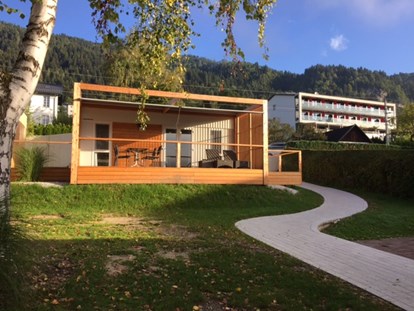 Luxuscamping - Terrasse - Ossiachersee - SeeLodge und Seehotel Hoffmann - Seecamping Hoffmann Seecamping Hoffmann - SeeLodges