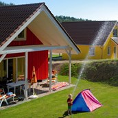 Glamping accommodation - Ferienhaus für 4 Personen am Camping- und Ferienpark Havelberge