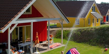 Luxuscamping - Terrasse - Brandenburg Nord - Camping- und Ferienpark Havelberge Ferienhaus für 4 Personen am Camping- und Ferienpark Havelberge
