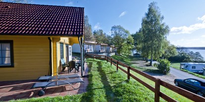Luxuscamping - Seenplatte - Camping- und Ferienpark Havelberge Ferienhaus Stockholm am Camping- und Ferienpark Havelberge