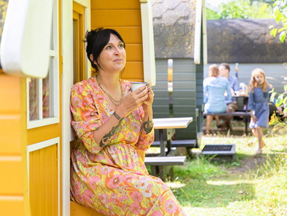 Luxury camping - Kaffeemaschine - Ostseeküste - Unsere Schlaffässer in idyllischer lage - ostseequelle.camp Bungalow für 2 Personen