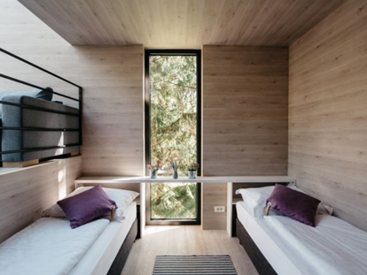 Luxuscamping - getrennte Schlafbereiche - Kvarner - Doppelzimmer - Plitvice Holiday Resort Holzhaus auf Plitvice Holiday Resort