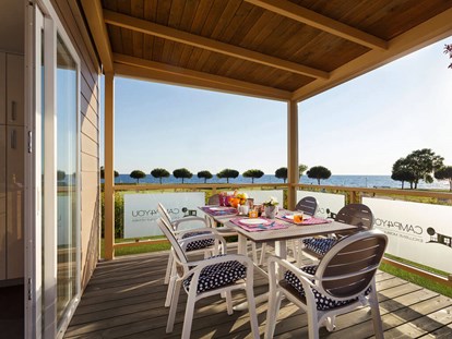 Luxuscamping - Preisniveau: exklusiv - Istrien - CampingIN Park Umag - Meinmobilheim Superior Vista Mare auf dem CampingIN Park Umag