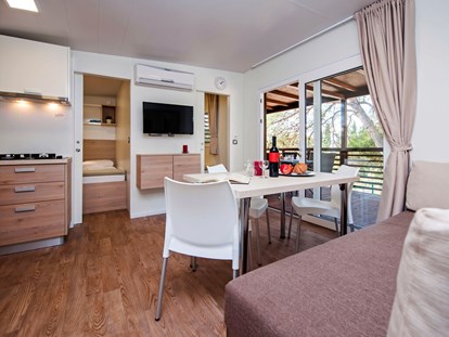 Luxuscamping - Klimaanlage - Novigrad - Camping Resort Lanterna - Meinmobilheim Mediteran Comfort Family auf dem Camping Resort Lanterna