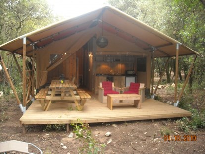 Luxury camping - Hunde erlaubt - Ardèche - Mille Etoiles Lodgezelte auf Mille Etoiles