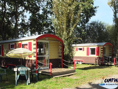 Luxury camping - Kühlschrank - Pays de la Loire - Camping de l’Etang Roulottes auf Camping de l’Etang