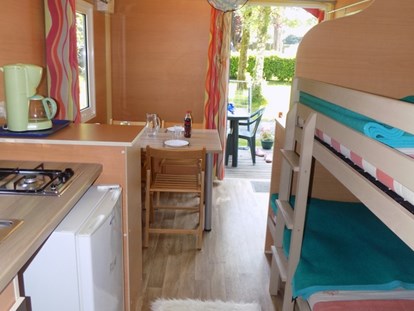 Luxury camping - Heizung - Pays de la Loire - Camping de l’Etang Roulottes auf Camping de l’Etang