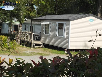 Luxury camping - Unterkunft alleinstehend - France - Camping de l’Etang Mobilheime 4-6 Personen auf Camping de l’Etang