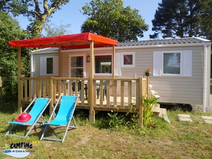 Luxury camping - Dusche - Pays de la Loire - Camping de l’Etang Mobilheime 6-8 Personen auf Camping de l’Etang
