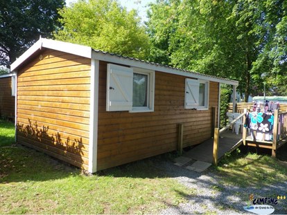 Luxuscamping - Unterkunft alleinstehend - Pays de la Loire - Camping de l’Etang Chalets 5-7 Personen auf Camping de l’Etang