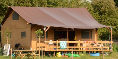 Luxuscamping - Süd - Vendée - Camping Village de La Guyonniere Safari Lodge VIP 8 Personen auf Camping Village de La Guyonniere